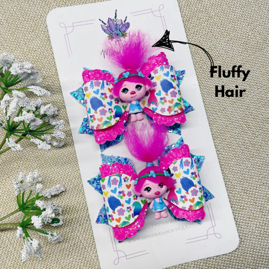Fluffy Poppy Trolls